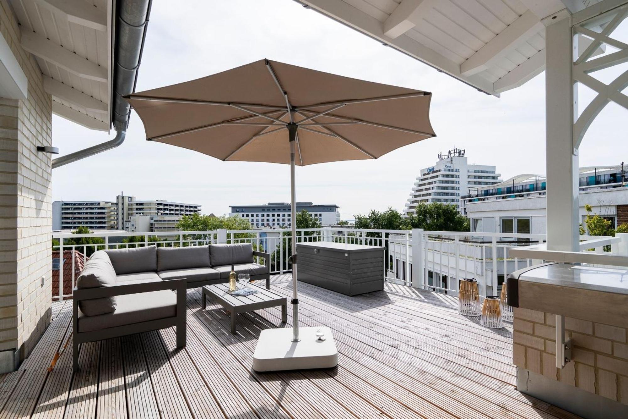 Wicheldorfstrasse 48A Penthouse Am Kurpark Apartment Grömitz Exterior foto